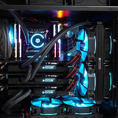 

ICEKIMO 240VGA-RGB Water Cooling Fan Integrated CPU Heat Sink wDual Fans