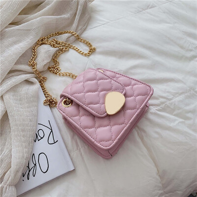 

Retro rhomboid chain bag new 2019 single shoulder slant womens bag chic summer fashion simple square bag