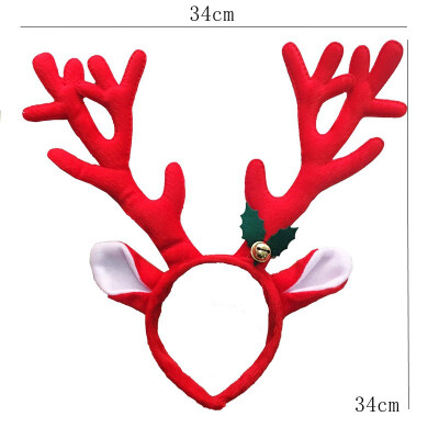 

Tailored Hot Christmas Santa Claus Plush Hat Antlers Fancy Dress Costume Accessory