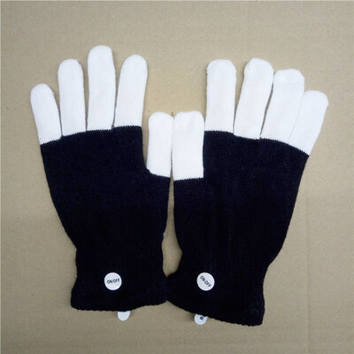 

FUNNYBUNNY LED Gloves Finger Lights Toys with Lights 3 Colorful 6 Modes Rave Gloves For Party