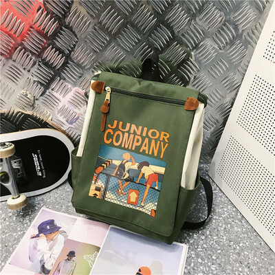 

Ins bag female Korean college students simple ancient feeling girl Korea backpack travel backpack