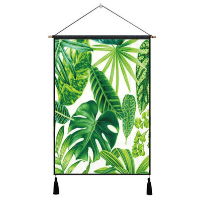 

Toponeto Unframed Banana Leaf Oil Painting Print Picture Home Wall Room Wall Hanging