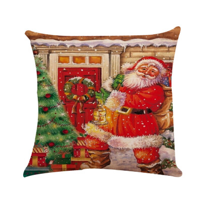 

Tailored Christmas Sofa Bed Home Decoration Festival Pillow Case Cushion Cover