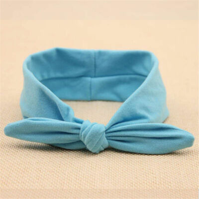 

Cute Baby Headband Toddler Kids Girls Bow Hairband Turban Knot Rabbit Headwear