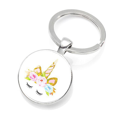

Cute Unicorn Girls Kids Alloy Keychains Keyrings Keyfob Presents Gifts