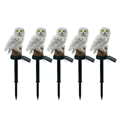 

〖Follure〗LED Garden Lights Solar Night Lights Owl Shape Solar-Powered Lawn Lamp
