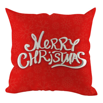 

Tailored Christmas Pillow Cover Pillowcases Decorative Sofa Cushion Cover Home Decoration