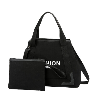 

Tailored Women Fashion Simple Canvas Bag Mother Shoulder Bag Large Capacity Messenger Bag