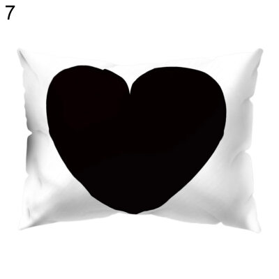 

Geometric Pattern Heart Cross Throw Pillow Case Cushion Cover Sofa Bed Car Decor