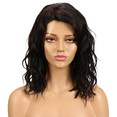 

Noble Brazilian Water Wave Human Hair Wigs Remy Water Wave Wig Perruque Cheveux Humain Free Shipping