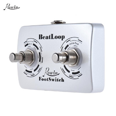 

Rowin BeatLoop Dual Footswitch Foot Switch Pedal for Rowin BEAT LOOP Recording Effect Pedal with 635mm Cable