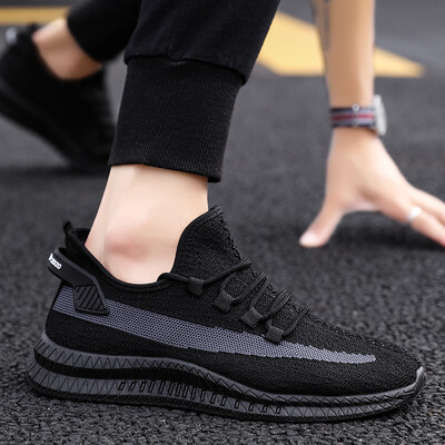 

Mens shoes Summer 2019 New Korean version of the trend 100 breathable small white shoes sports leisure mesh shoes mens trendy sh