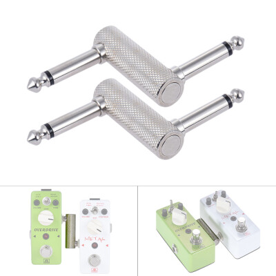 

2 Pack 14 Inch 635mm Guitar Effect Pedal Coupler Offset Jack Pedals Connector Guitar Pedal Board Accessory