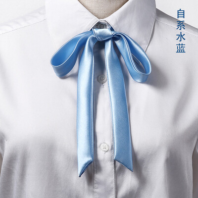 

Spring&Autumn Korea long strip small ribbon tie style wild scarf belt narrow narrow multi-purpose small scarf long streamer
