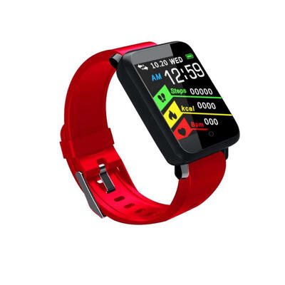 

Colorful F1 Large Screen Sport Smart Bracelet Fitness Exerciser Heart Rate Blood Pressure Monitor For IOS Android