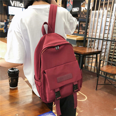 

Korean version of high school students tide brand Japanese department simple Joker Mori ancient feeling girl backpack ins bag fema