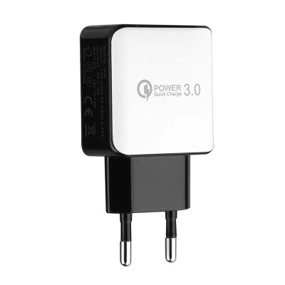 

QC30 Quick Charge 3A USB EU Plug Mini Travel Charger