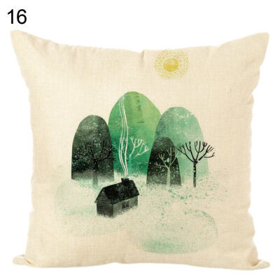 

Landscape Painting Soft Throw Pillow Case Cushion Cover Sofa Bed Car Home Decor