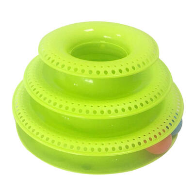 

Funny Pet Toys Cat Crazy Ball Disk Interactive Amusement Plate Turntable