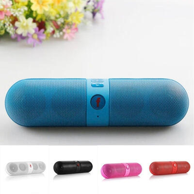 

Capsule Bluetooth Portable Wireless FM Stereo Speaker For Smart Phone Laptop