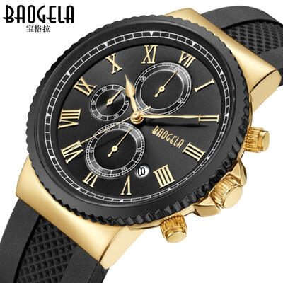 

Watch Baoge BAOGELA sports watch mens silicone waterproof quartz watch multi-function male watch