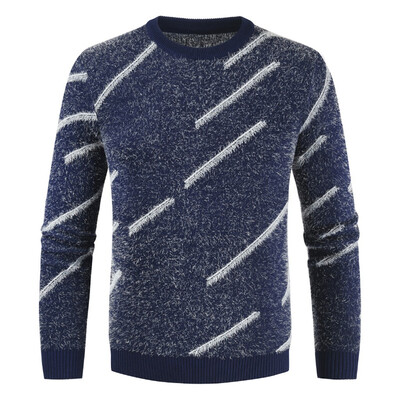 

Toponeto Mens Autumn Winter Casual Long Sleeve Pullover Knitted Sweater Top