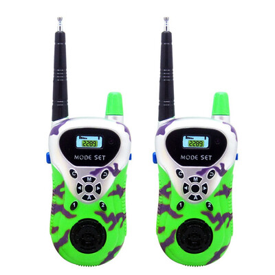 

〖Follure〗2Pcs Wireless Walkie Talkie Kids Electronic Toys Portable Two-Way Radio