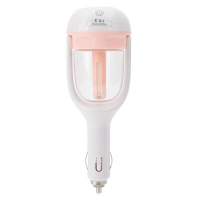 

Car Air Humidifier Diffuser Essential Oil Ultrasonic Diffuser Purifier pink