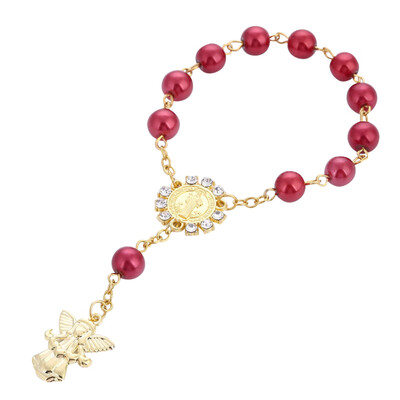 

Beaded Trendy Alloy resin Pave CZ Little Angel Charm Bracelet For Men Or Women Bracelet Jewelry