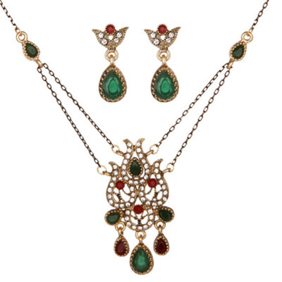 

Necklace Earrings Women Cute Jewelry Fashion Charm Excellent Set Wedding