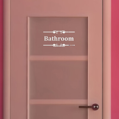 

〖Follure〗Creative Diy Fashion Personality 3D Wall Stickers Toilet Bathroom Tips Stickers