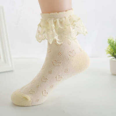 

Children Socks Summer Lace Socks Mesh Breathable Baby Socks Girls Socks