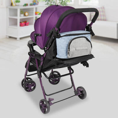 

Greensen Oxford Fabric Hanging Bag Stroller Bags Hand Bag Baby Carriage Storage Bag