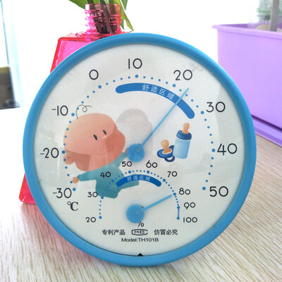 

Bingyou baby room temperature&humidity meter creative home indoor pointer type temperature&humidity meter