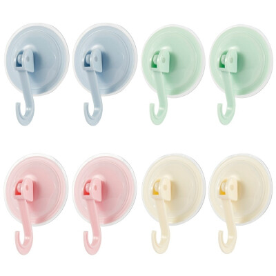 

Creative traceless suction cup hook 8-piece package Household Powerful Vacuum Kitchen Bathroom