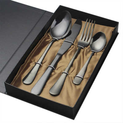 

Colorful Tableware Set Stainless Steel Western-style Food Flatware Set-Fork Table-Knife&Spoon Steak Eating Set Gift