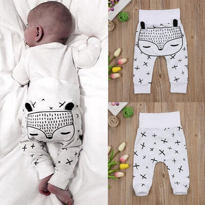

Kids Toddler Newborn Baby Boys Girl Long Harem Pants Trousers Leggings Bottom