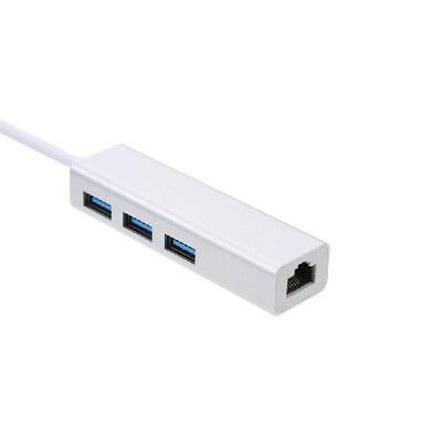 

Type-C Hub to 3 USB 30 Ports Ethernet Port Adapter For MacBook Pro