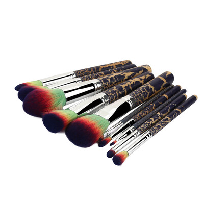 

〖Follure〗10 Pcs Makeup Brushes Set Foundation Powder Eyeshadow Eyeliner Lip Brush Tools