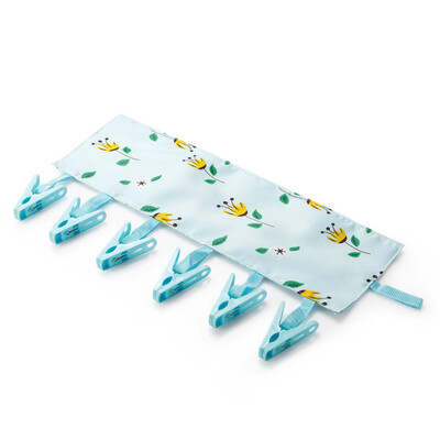 

〖Follure〗Portable Socks Dry Cloth Travel Portable Folding Cloth Hanger Clips