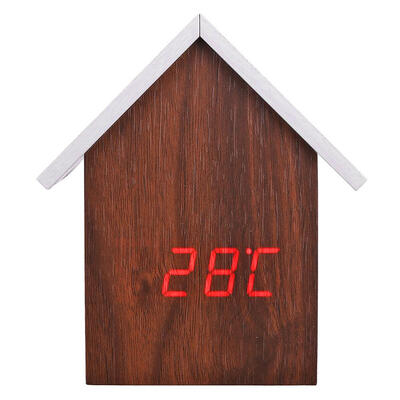 

Alarm Clock Voice Control Digital Electronic USB Desktop Clock Thermometer