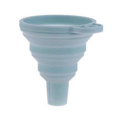 

Protable Mini Silicone Foldable Liquid Funnel Hopper Kitchen Tool Gadget