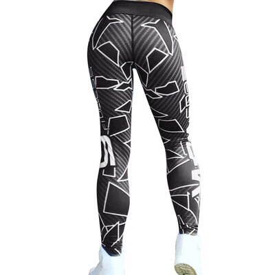 

Tailored Women Sports Gym Yoga Workout Mid Waist Running Pants Fitness Elastic Leggings