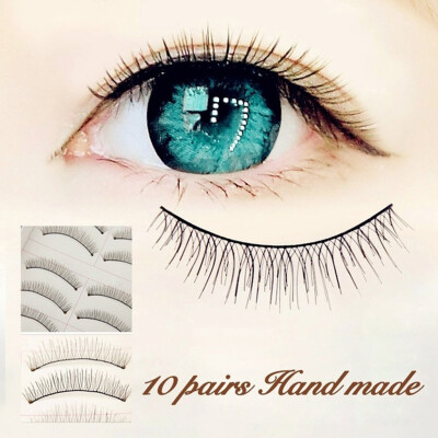 

〖Follure〗Soft Natural Cross Handmade Eye Lashes Makeup Extension False Eyelashes