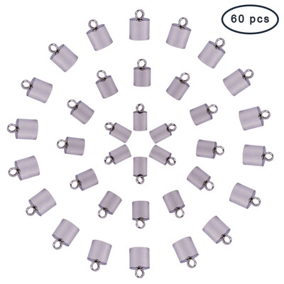 

PH PANDAHALL 1Box 304 Stainless Steel Cord Ends Barrel Cord End Cap for Jewelry Making