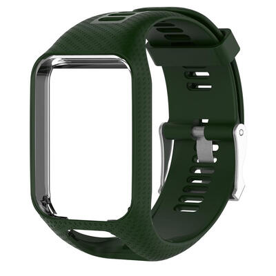 

Silicone Watchband Frame Replacement for TomTom Runner 2SparkSpark 3