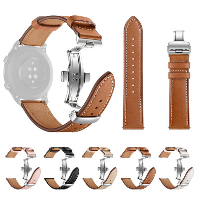 

〖Follure〗Silver Butterfly buckle Leather Wrist Watch Strap Band For Huawei Honor magic 2