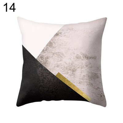 

Geometric Round Triangle Pillow Cover Cushion Case Car Sofa Bedroom Hotel Decor