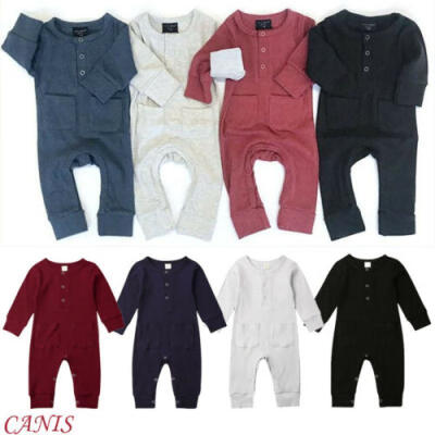 

Tops Baby Kids Boys Infant Romper Jumpsuit Bodysuit Cotton Clothes Outfit Set