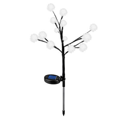 

Outdoor LED Fur Ball Garland Light Solar String Lights Garden Tree Lamp